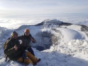 imagens del crater del volcán cotopaxi