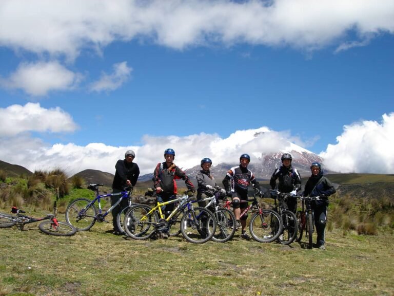 bicicleta de montaña in cotopaxi