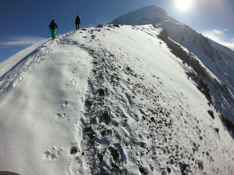 bajando del chimborazo campo alto