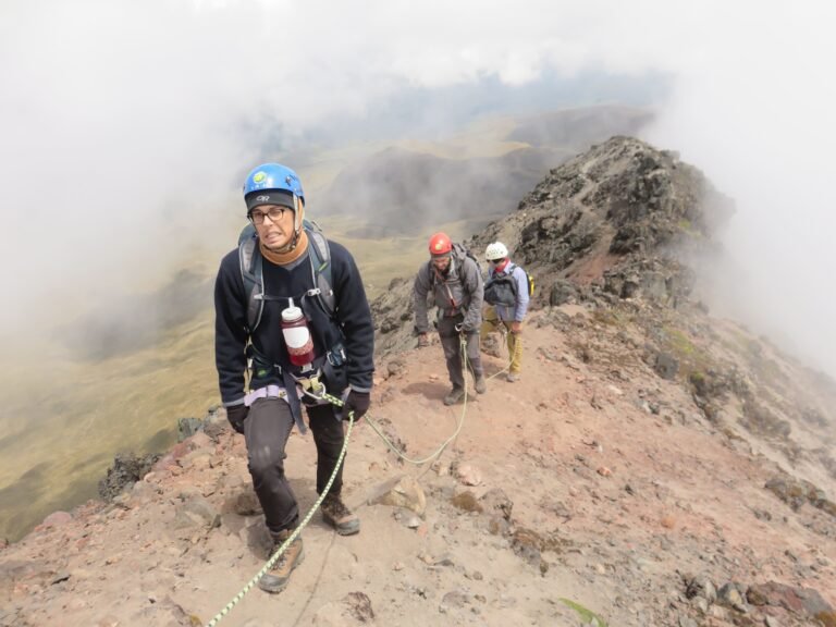 cumbre volcán corazón