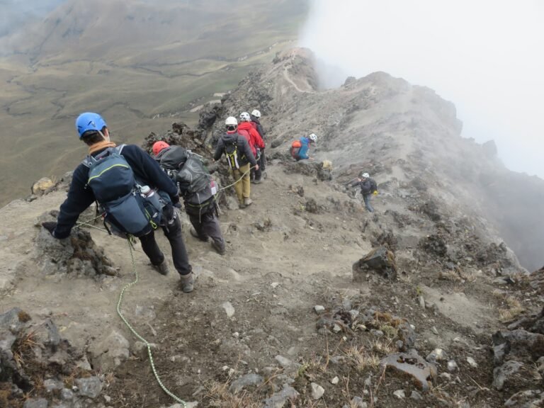 escalada volcán corazón